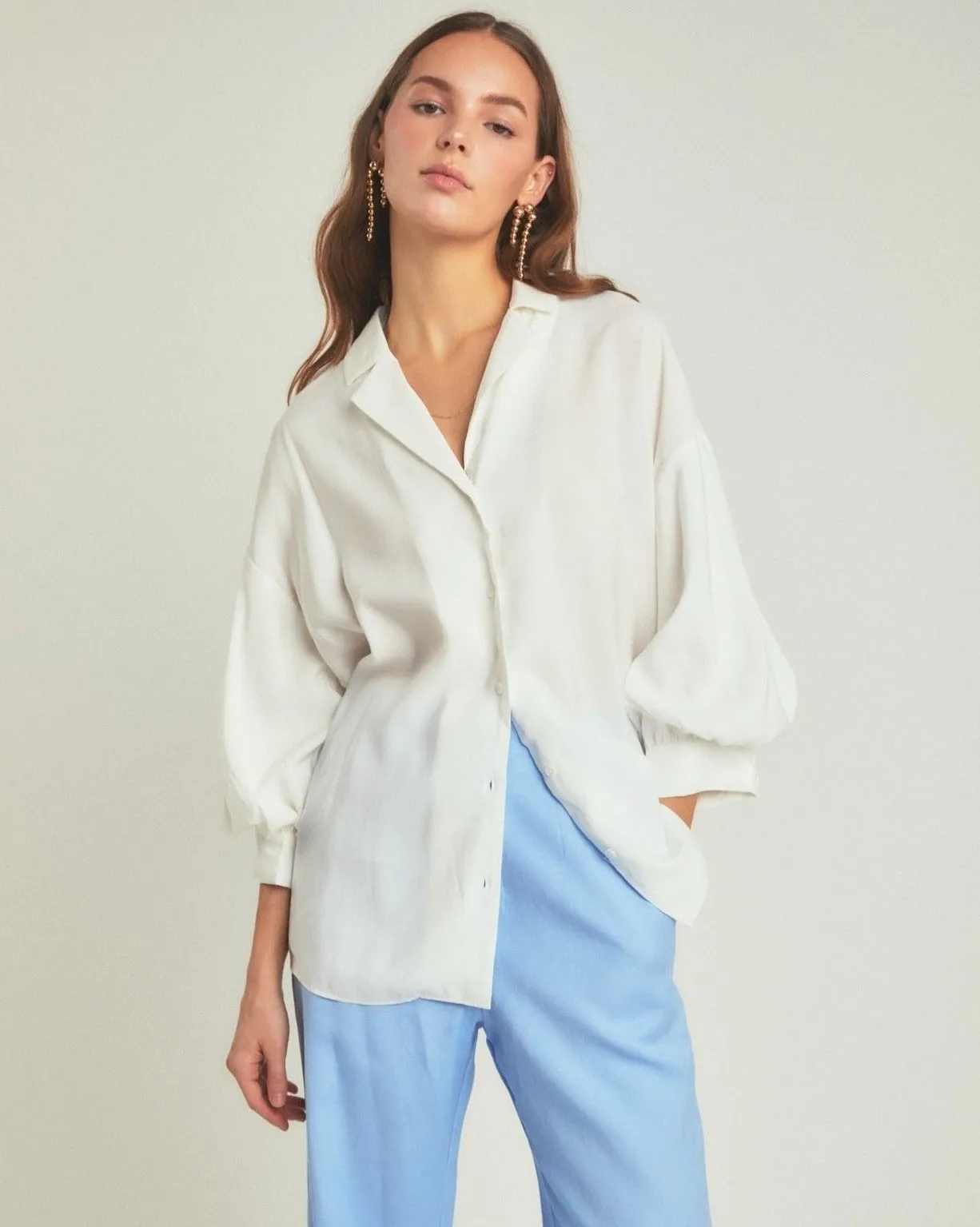 Caili Button-Up Blouse