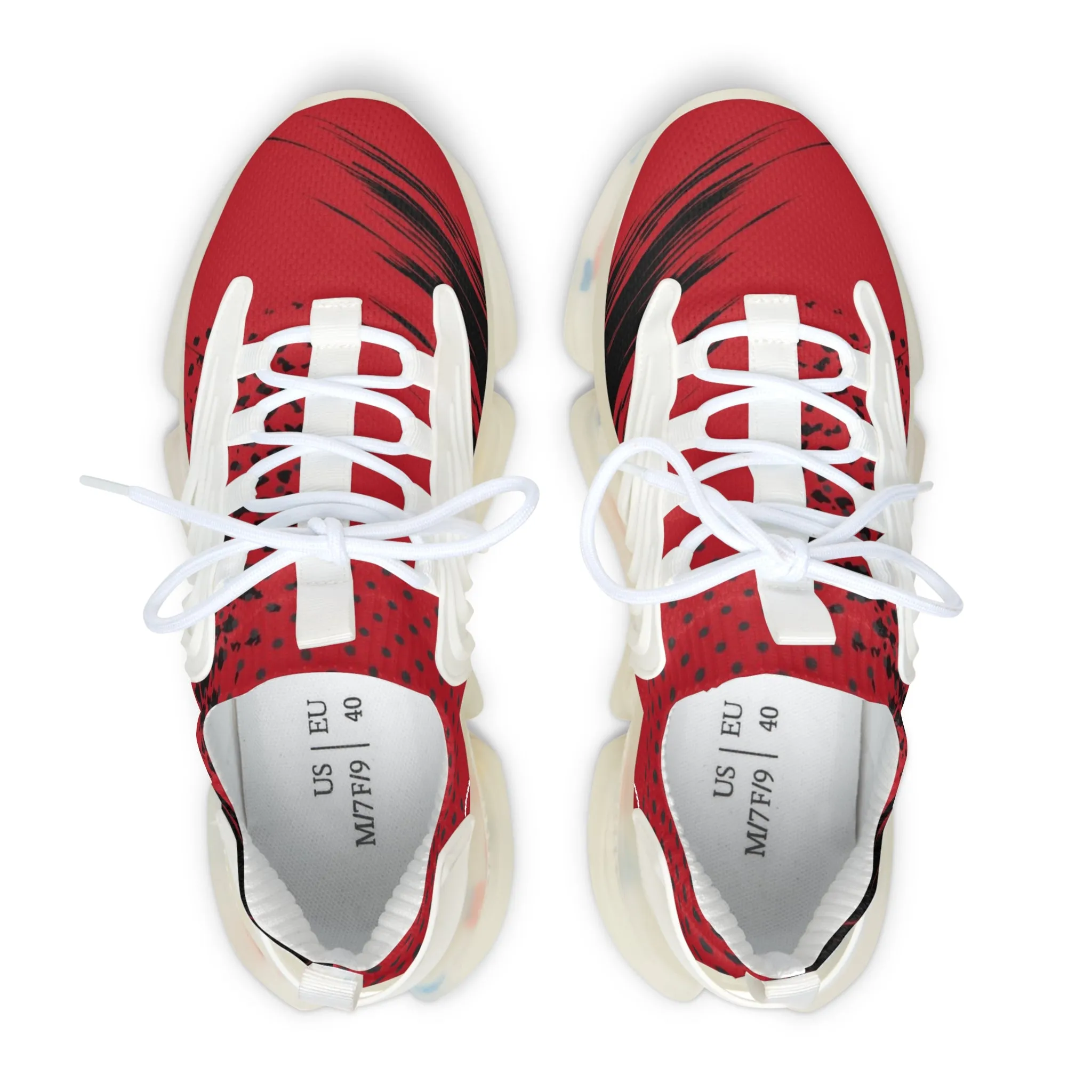Dots Halftone Women's Mesh Sneakers