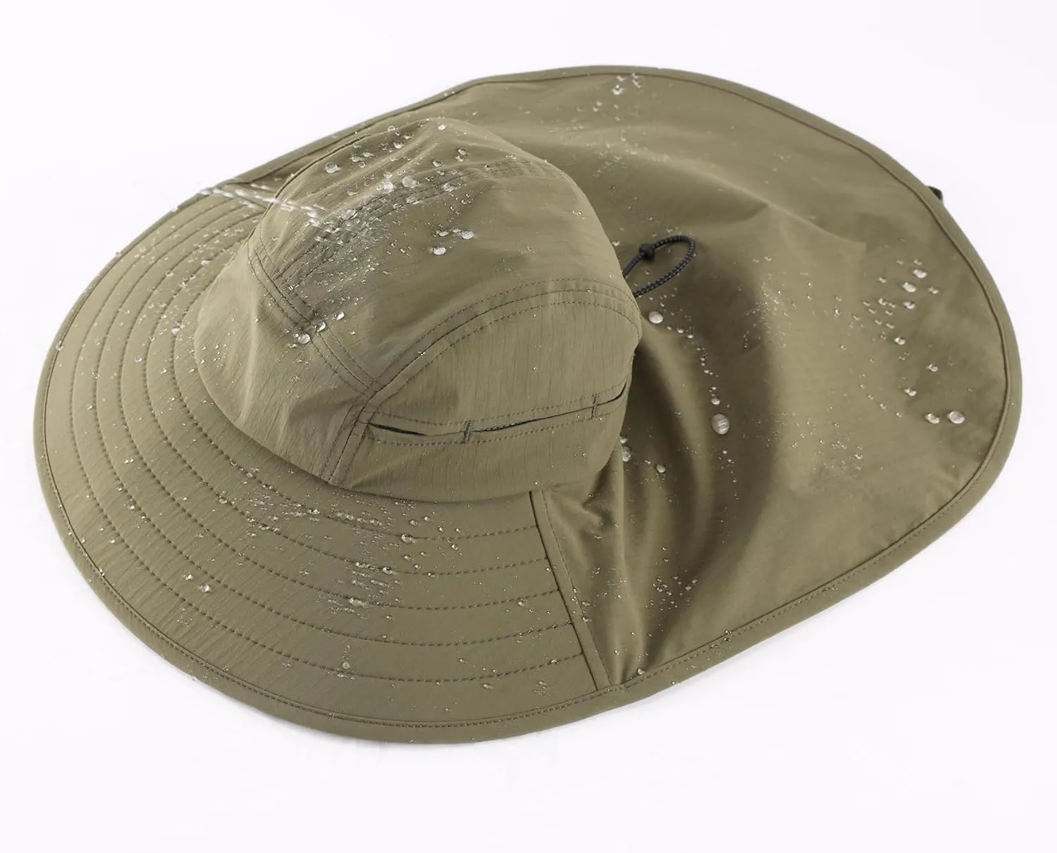 Home Prefer UPF 80  Sun Hat for Men Women Wide Brim Sun Hat with Neck Flap Summer Safari UV Protection Gardening Fishing Hat