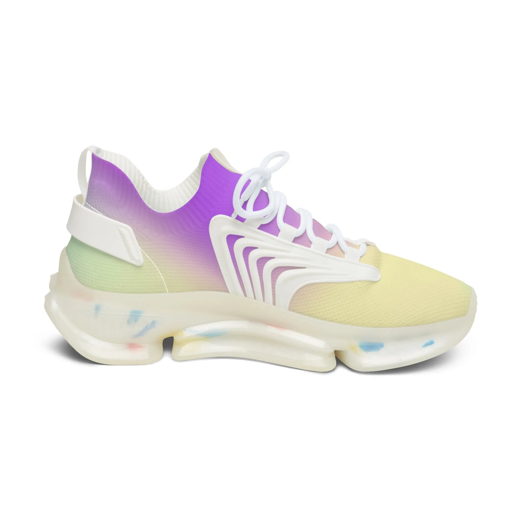Iridescent Pattern Women's Mesh Sneakers