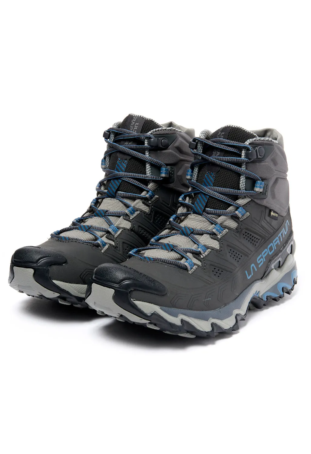 La Sportiva Women's Ultra Raptor II Leather Mid GORE-TEX - Carbon / Atlantic