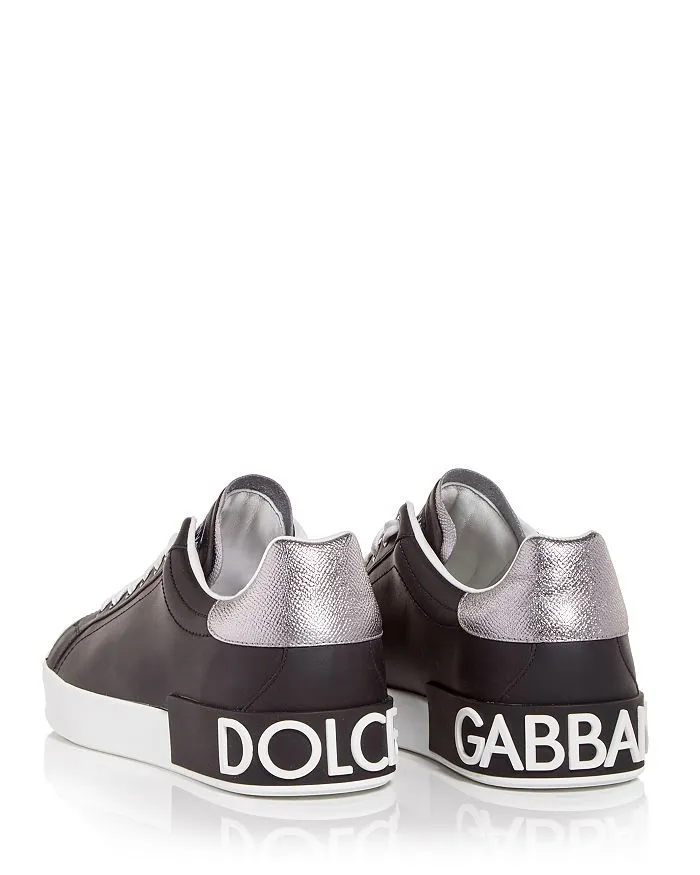 Men's Portofino Lace-Up Sneakers Dolce & Gabbana
