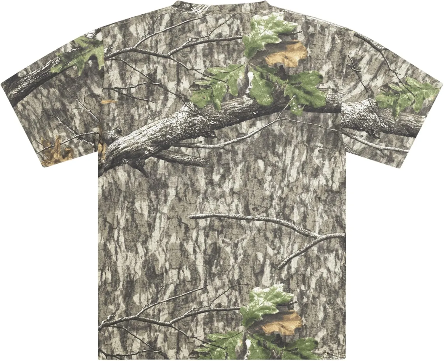 Mossy Oak Mens Camo Hunting Shirt Short Sleeve Cotton