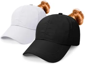 Ponytail Hats for Women Baseball Caps High Messy Buns Women Hats Baseball Caps Breathable Quick Dry Running Hats for Women