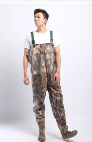 PVC Fishing & Hunting Lightweight Chest Waders-Size:42