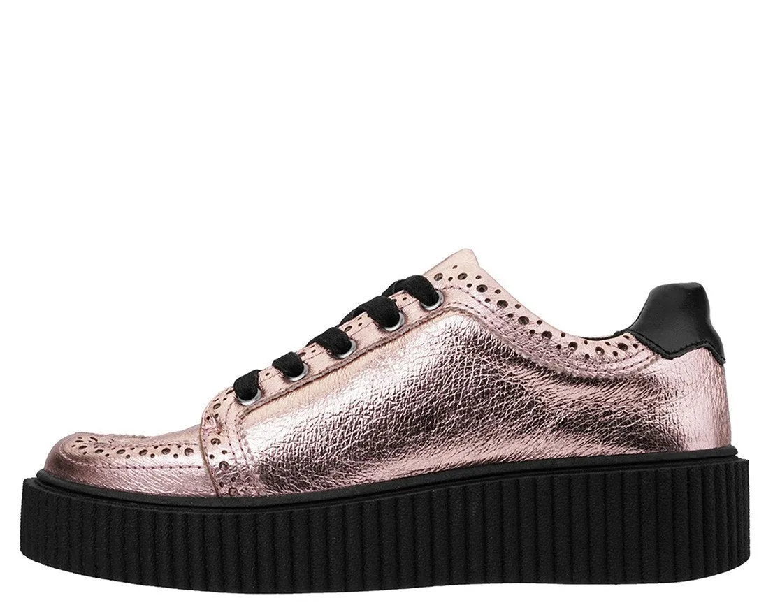 Rose Gold Wingtip Casbah Creeper