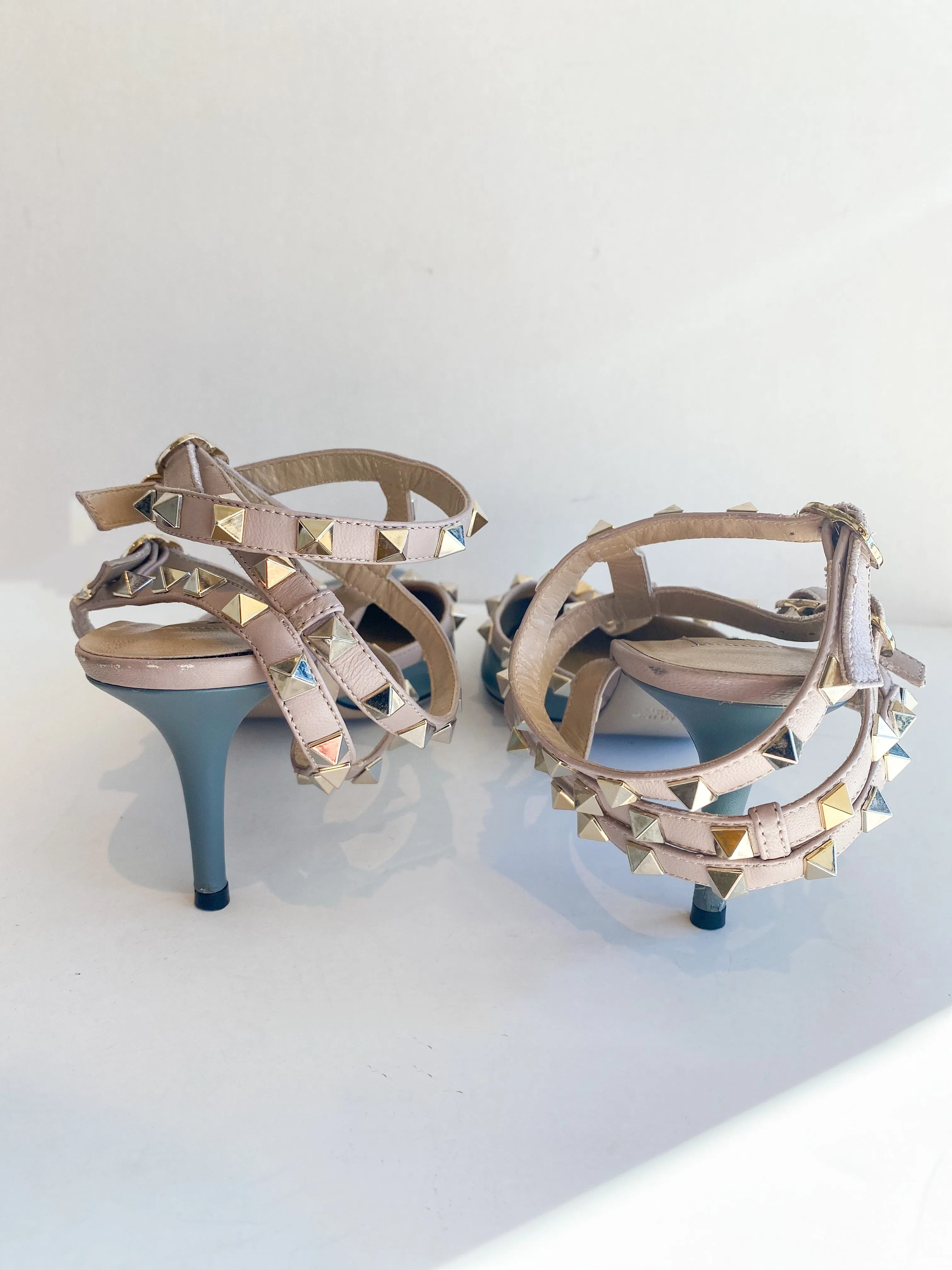 Valentino Rockstud Kitten Heels