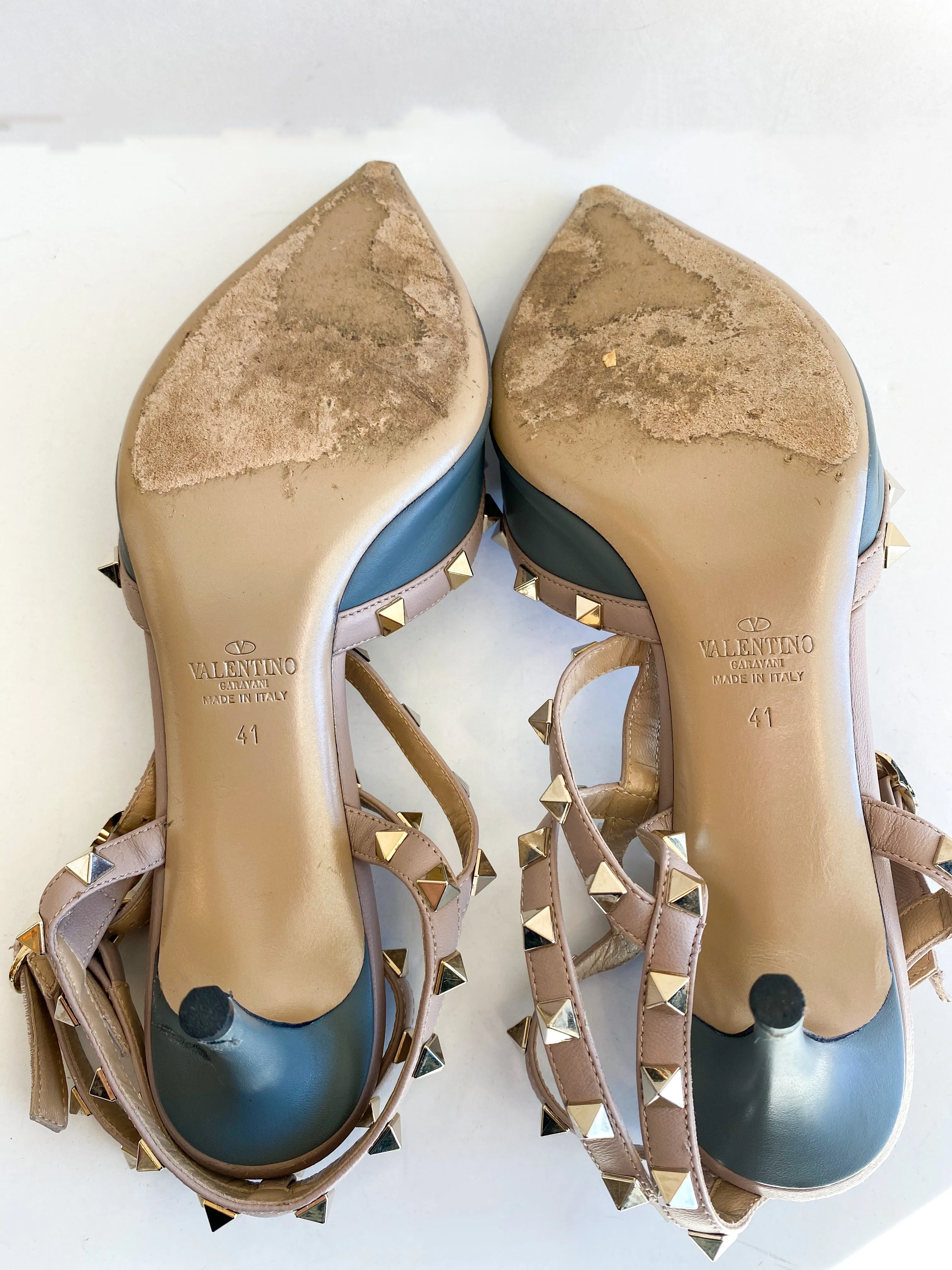 Valentino Rockstud Kitten Heels