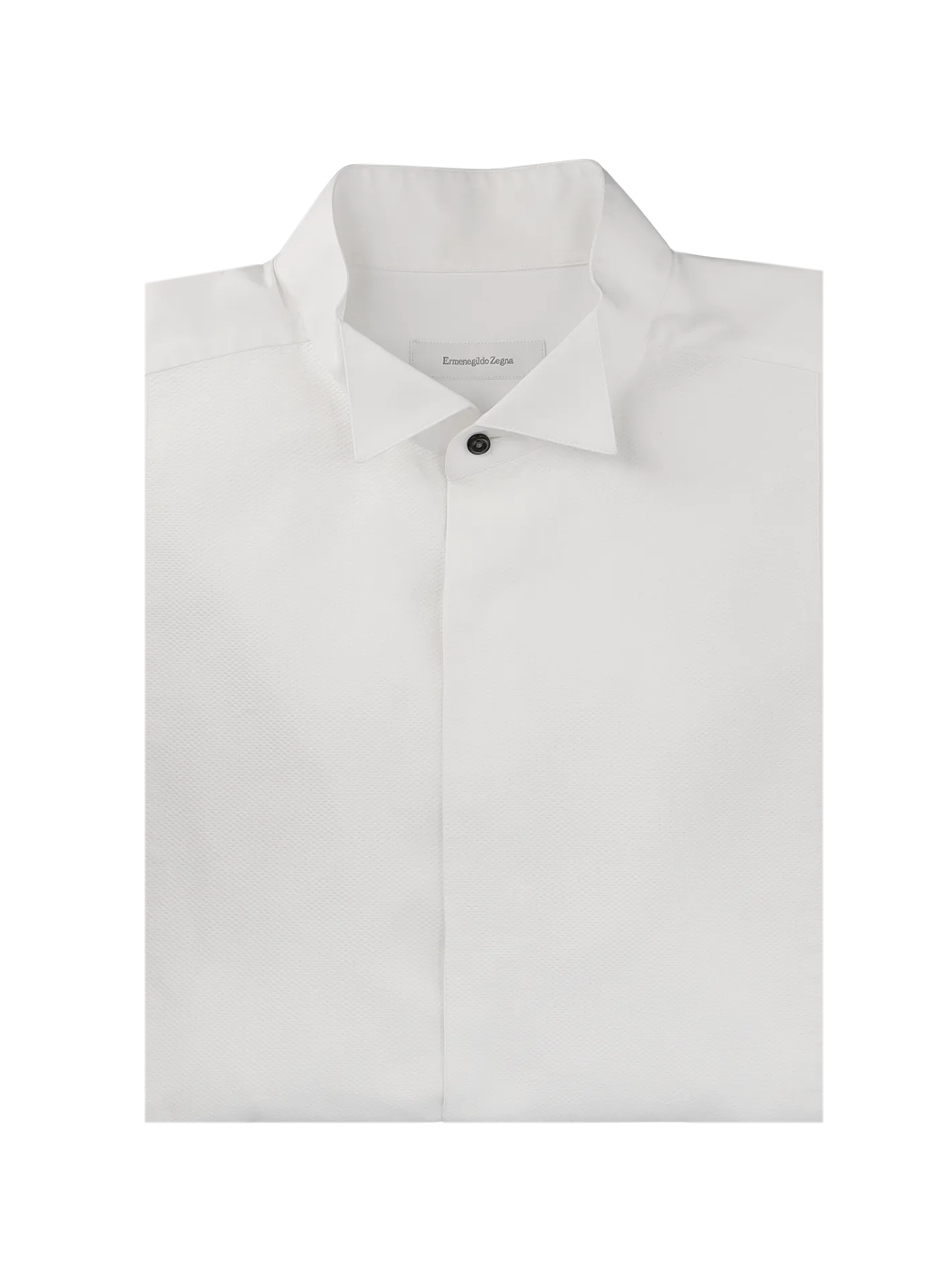 wing-collar tuxedo shirt