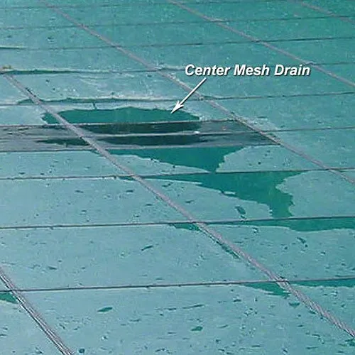 Yard Guard Aquamaster Safety Cover  - 16' X 32' With Center Step - Green